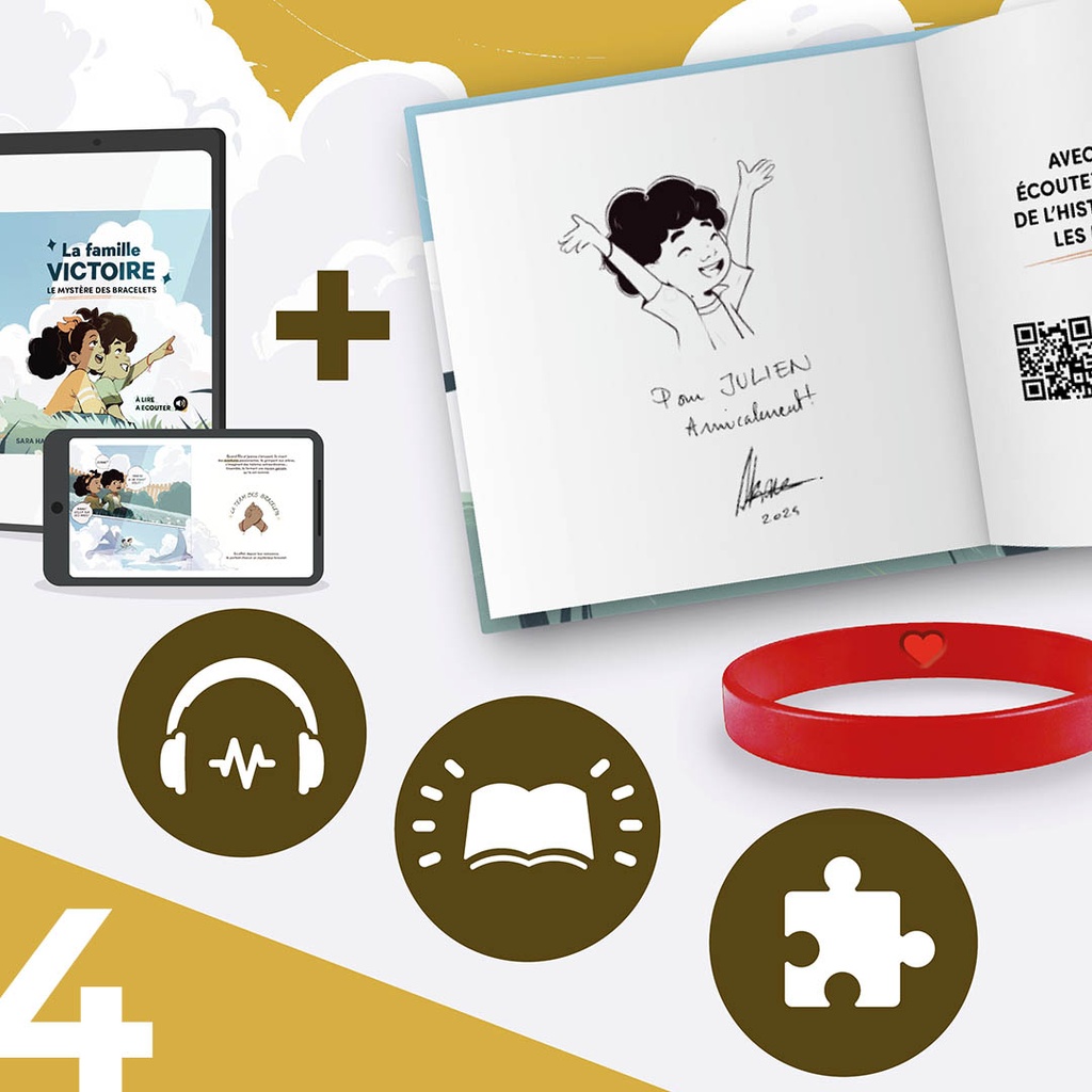 Pack  4 - Famille Victoire Tome 1
